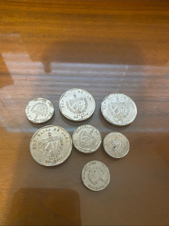 Other - Various Cuban Peso Coins, 7 ct